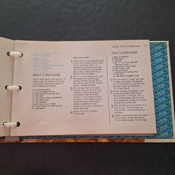 Betty‎ Crockers Bisquick Cookbook 1976 4th Printing Small Vintage Easy Homestead - Picture 5 of 10